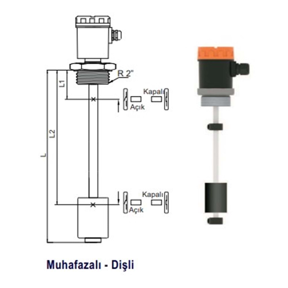 ELSp-300 Şamandıralı Seviye Şalteri