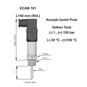 ECAM 101 Kapastf Sevye Sensörü - İletken Sıvılar